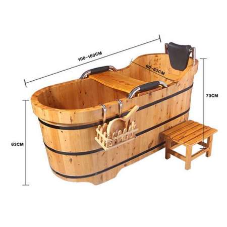 high quality adult portable cheap wooden bathtub